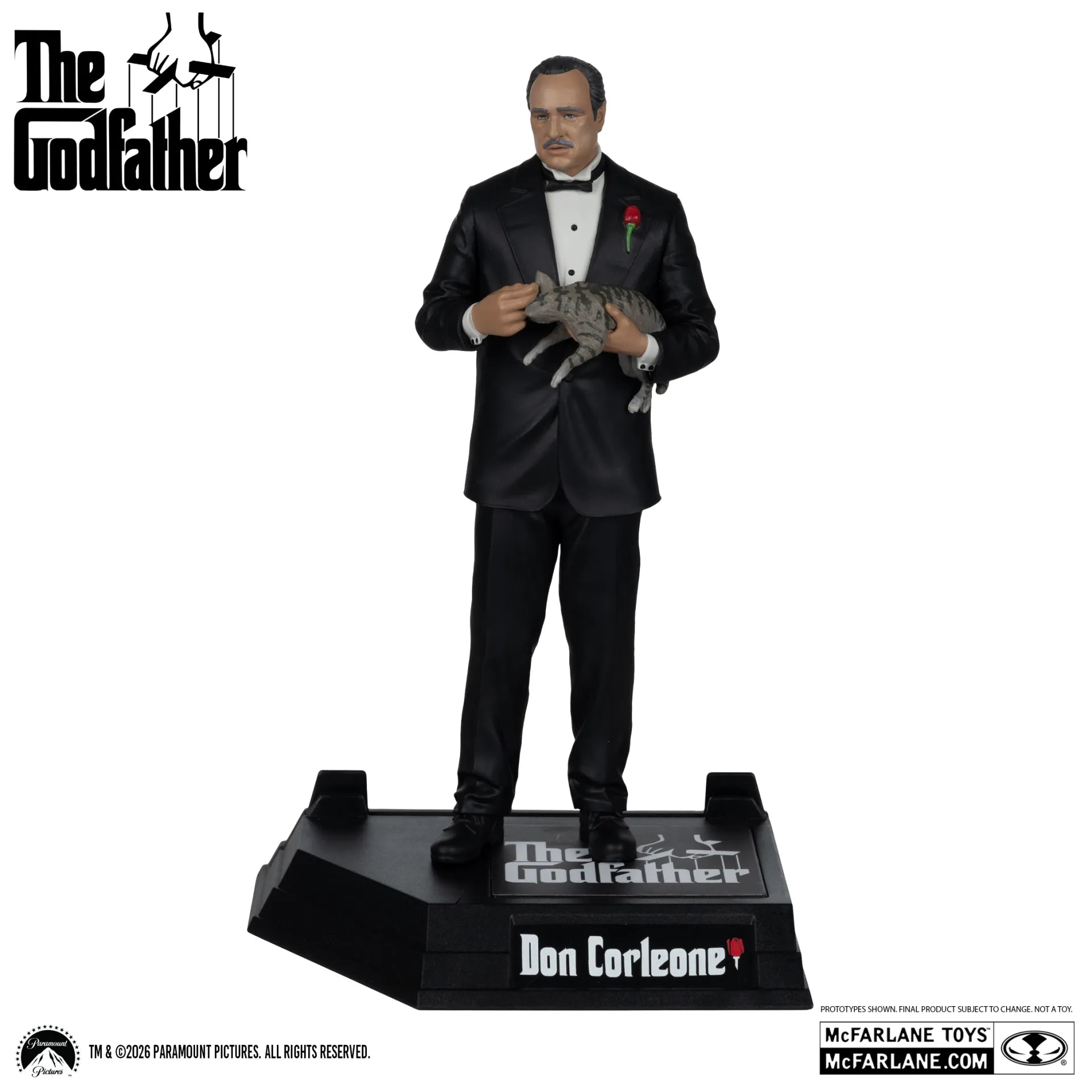 MOVIE MANIACS DON CORLEONE THE GODFATHER 6INCH POSED FIGURE McFARLANE TOYS 25