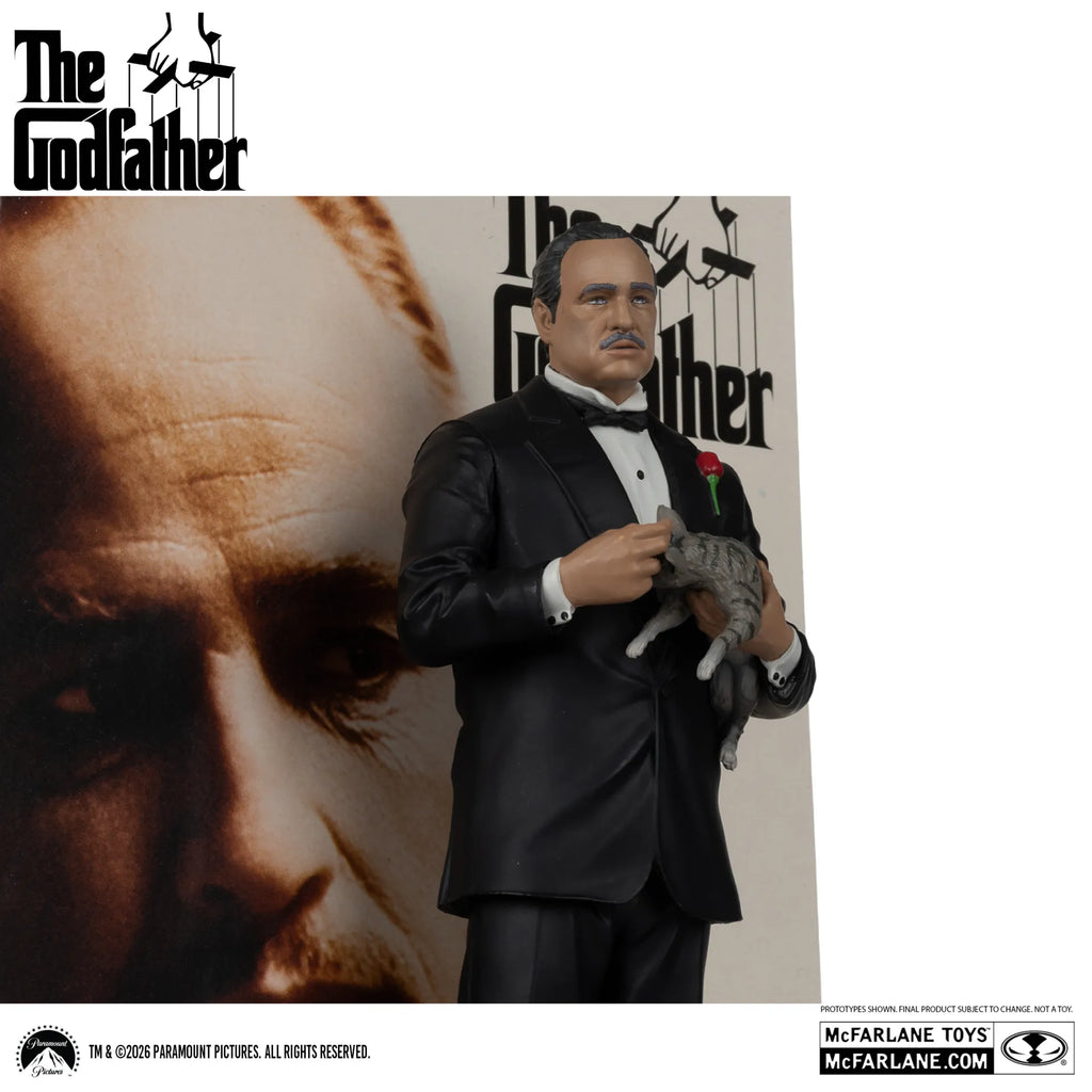 MOVIE MANIACS DON CORLEONE THE GODFATHER 6INCH POSED FIGURE McFARLANE TOYS 25