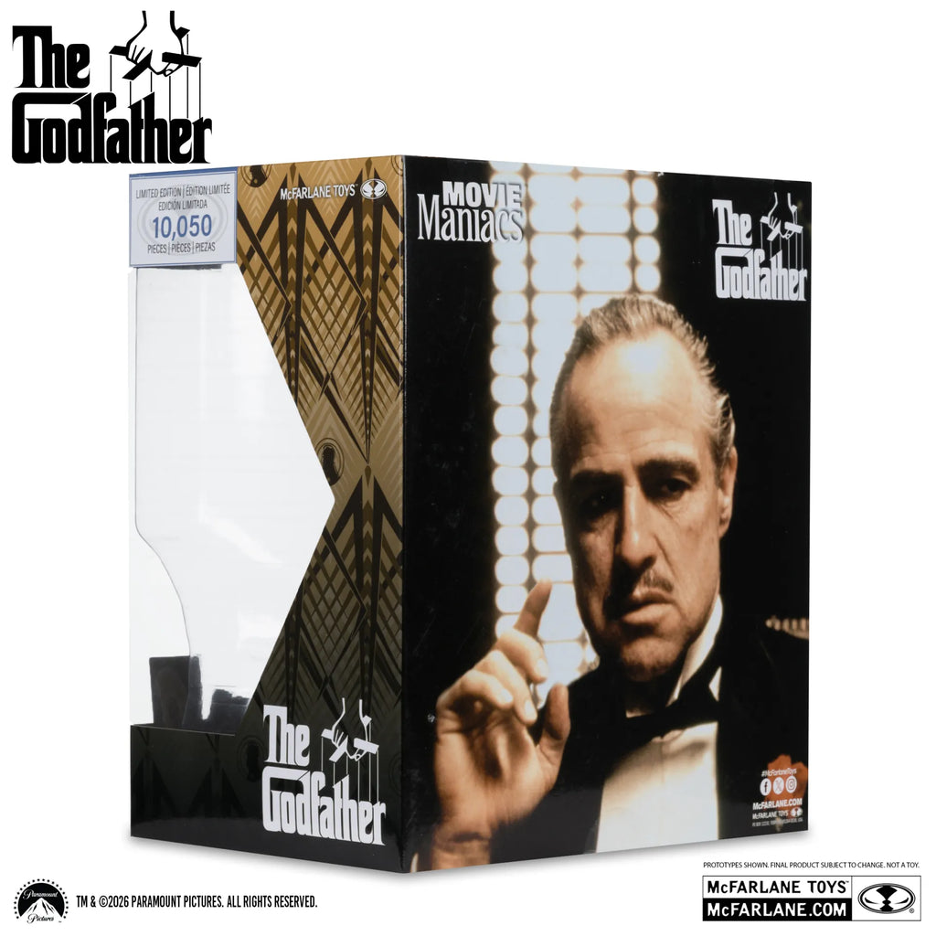 MOVIE MANIACS DON CORLEONE THE GODFATHER 6INCH POSED FIGURE McFARLANE TOYS 25