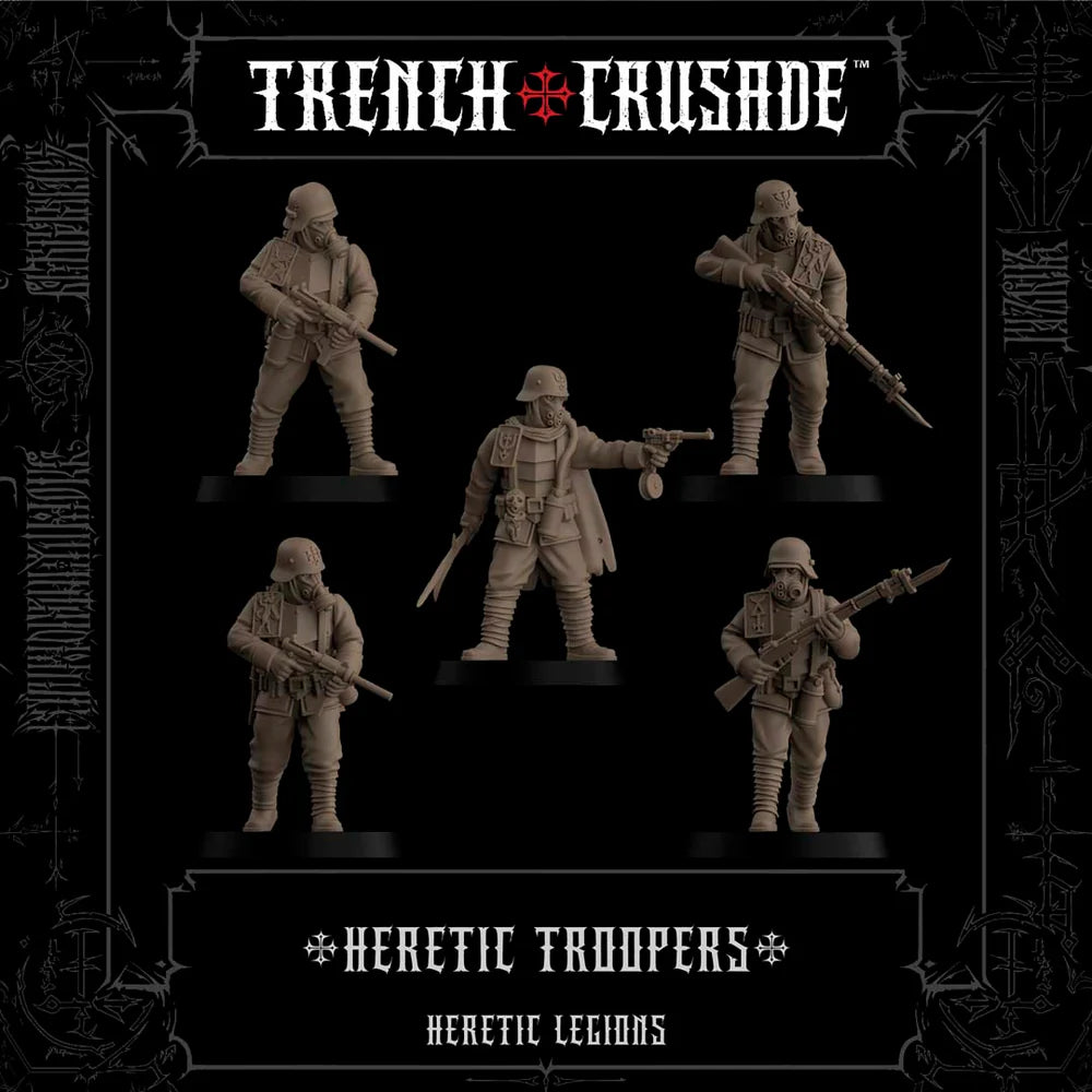 TRENCH CRUSADE HERETIC TROOPERS MULTIPART MINDWORK GAMES