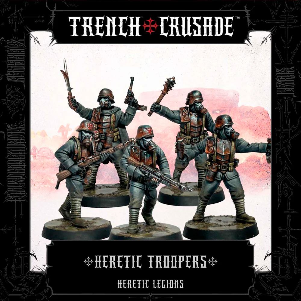 TRENCH CRUSADE HERETIC TROOPERS MULTIPART MINDWORK GAMES