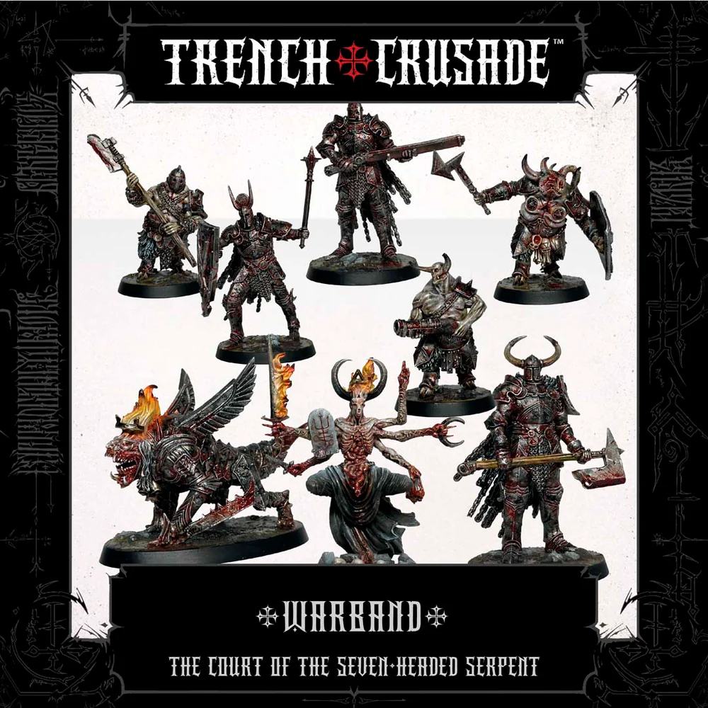 TRENCH CRUSADE COURT OF THE SEVEN HEADED SERPENT WARBAND MINDWORK GAMES