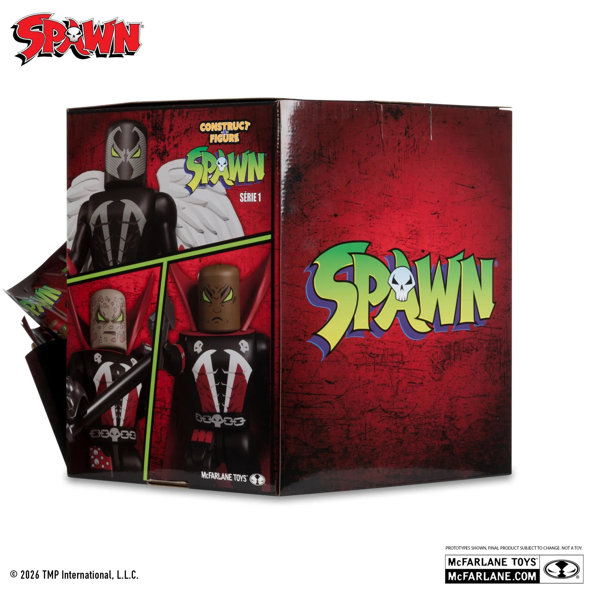 SPAWN CONSTRUCT-A-FIGURE BLIND BAG S1 DISPLAY (36) McFARLANE TOYS 25