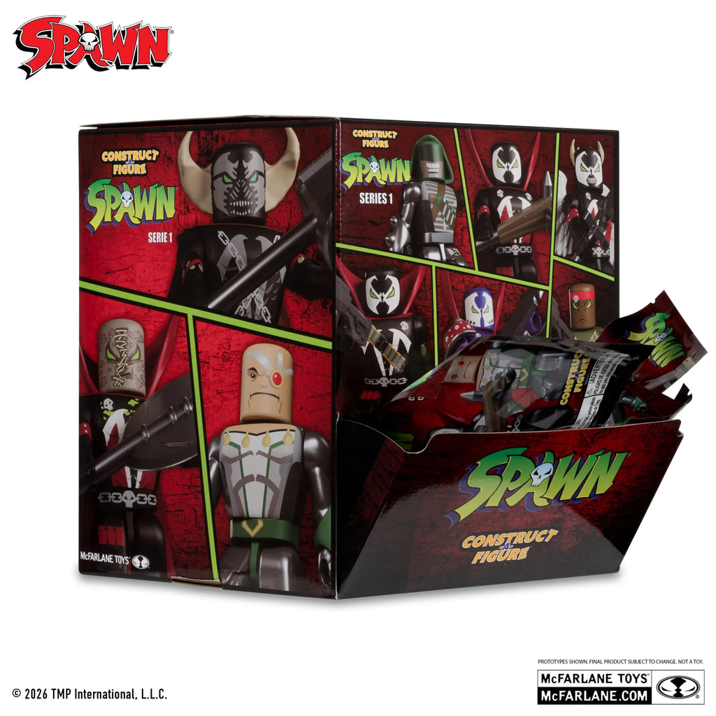 SPAWN CONSTRUCT-A-FIGURE BLIND BAG S1 DISPLAY (36) McFARLANE TOYS 25