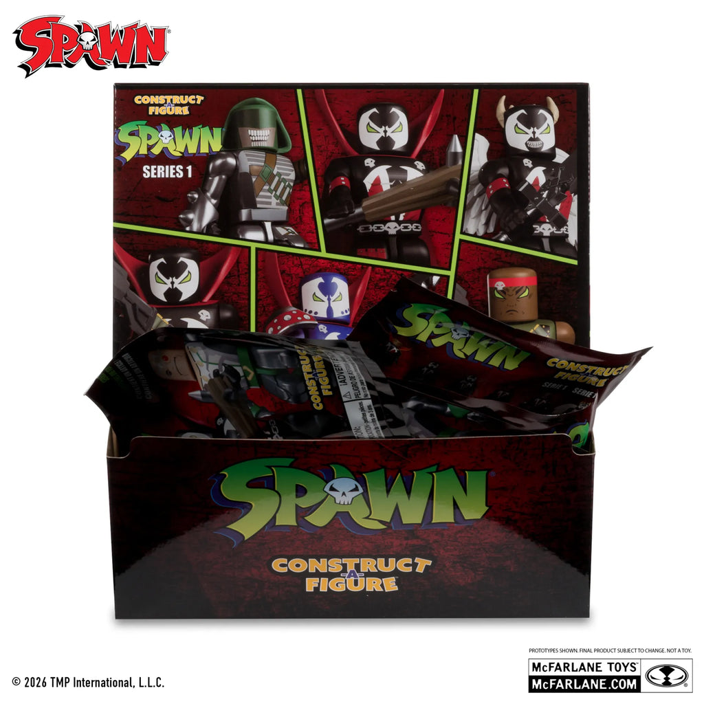 SPAWN CONSTRUCT-A-FIGURE BLIND BAG S1 DISPLAY (36) McFARLANE TOYS 25