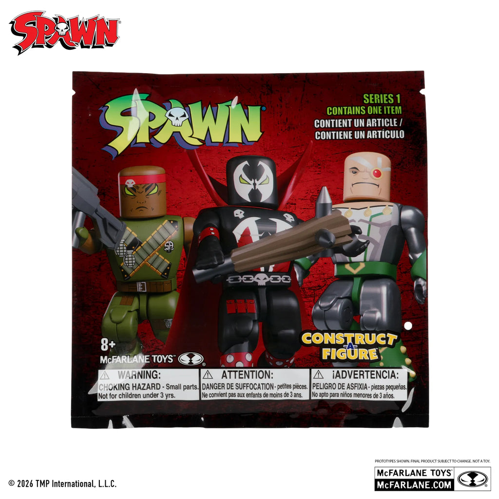 SPAWN CONSTRUCT-A-FIGURE BLIND BAG S1 DISPLAY (36) McFARLANE TOYS 25