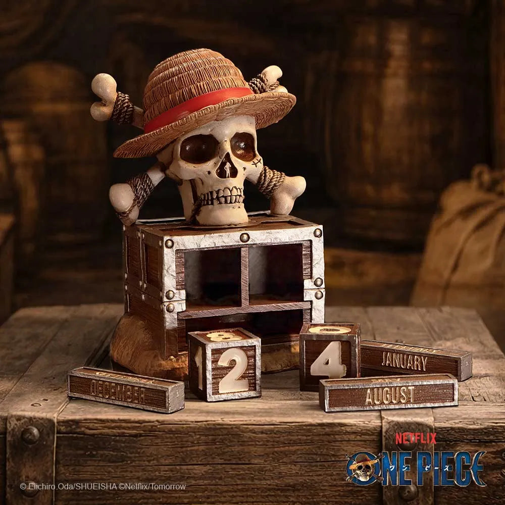 ONE PIECE LUFFY JOLLY ROGER PERPETUAL CALENDAR NEMESIS NOW