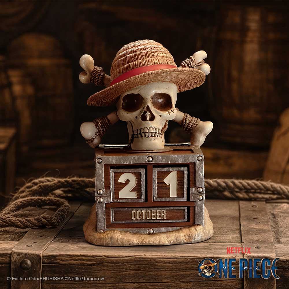 ONE PIECE LUFFY JOLLY ROGER PERPETUAL CALENDAR NEMESIS NOW