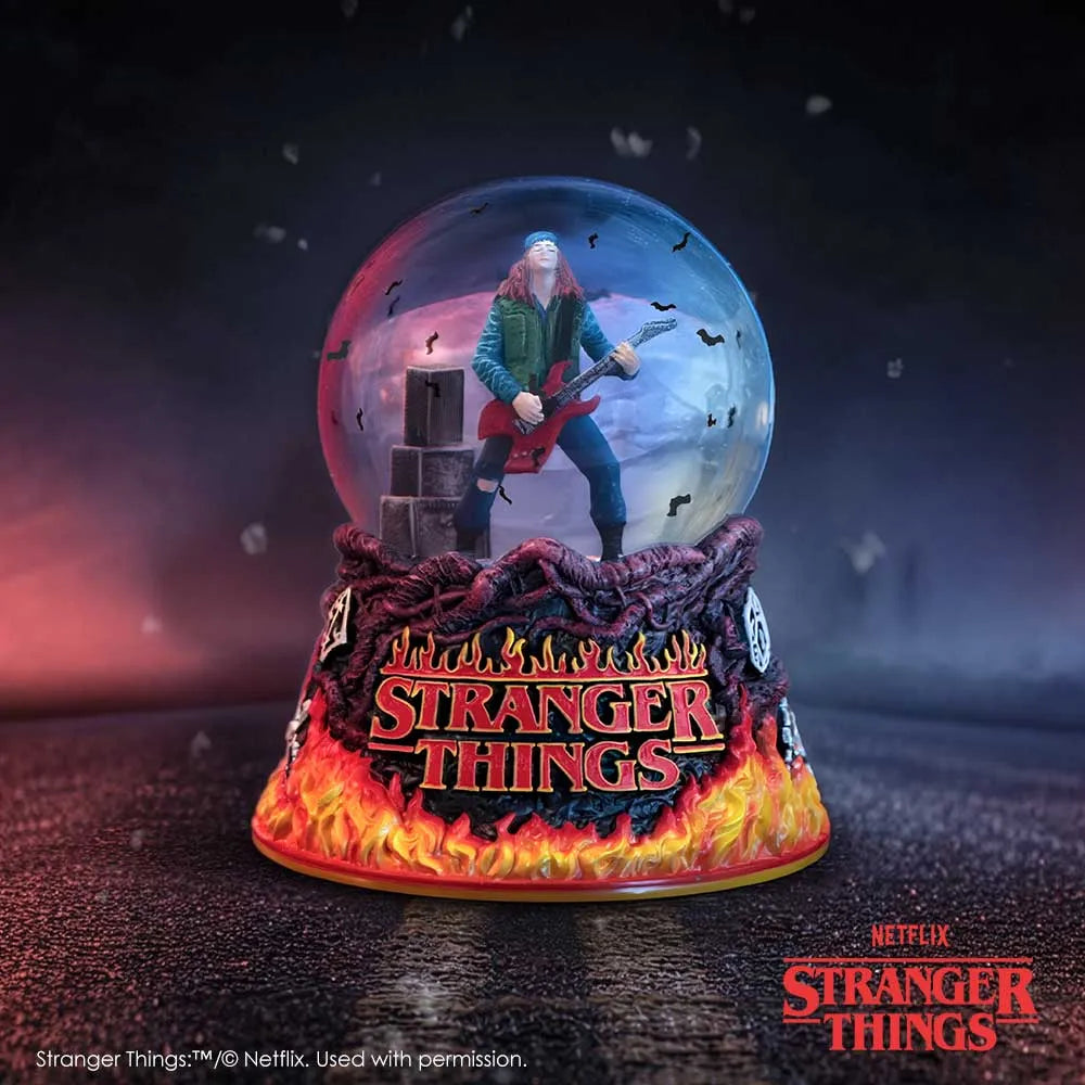 STRANGER THINGS EDDIE'S SACRIFICE SNOW GLOBE NEMESIS NOW