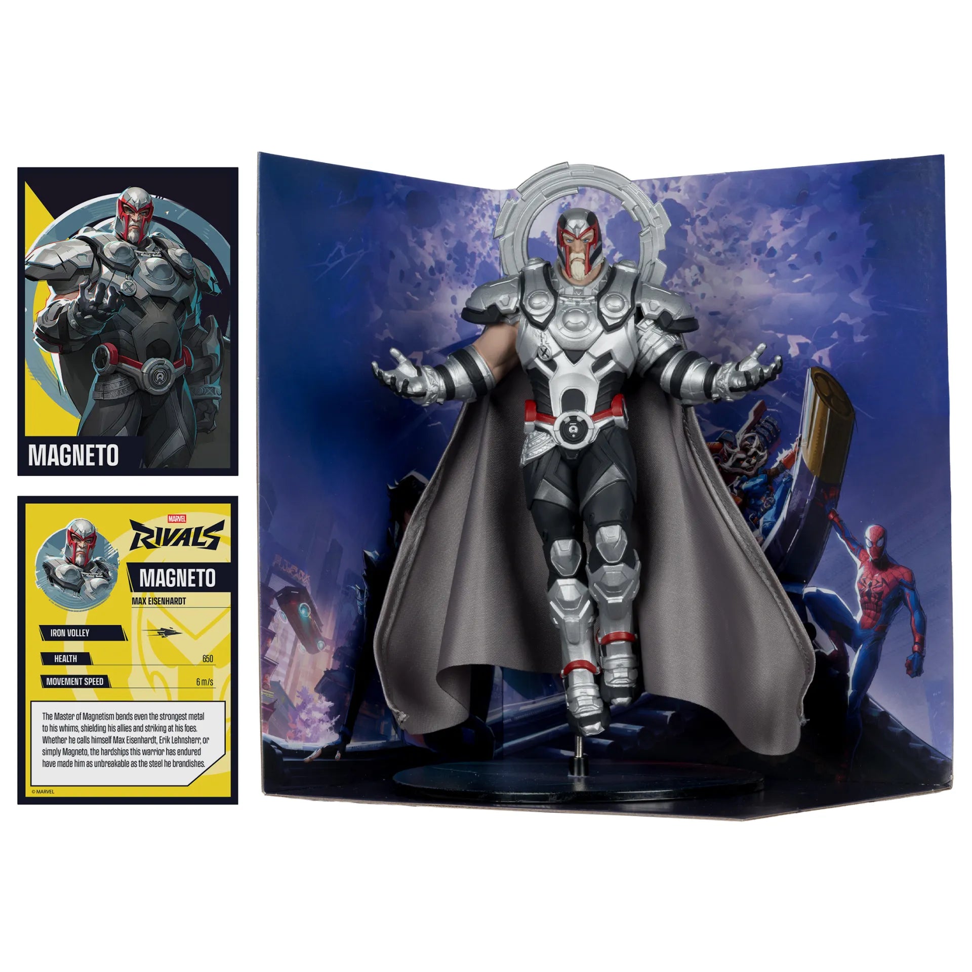 MARVEL RIVALS COLLECTION 1:10TH WV1 MAGNETO FIGURE McFARLANE TOYS 25