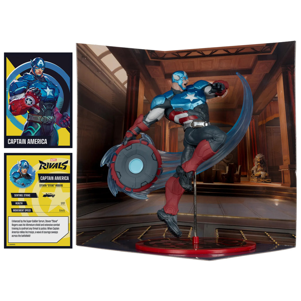 MARVEL RIVALS COLLECTION 1:10TH WV1 CAPTAIN AMERICA McFARLANE TOYS 25
