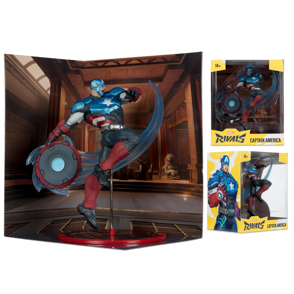 MARVEL RIVALS COLLECTION 1:10TH WV1 CAPTAIN AMERICA McFARLANE TOYS 25