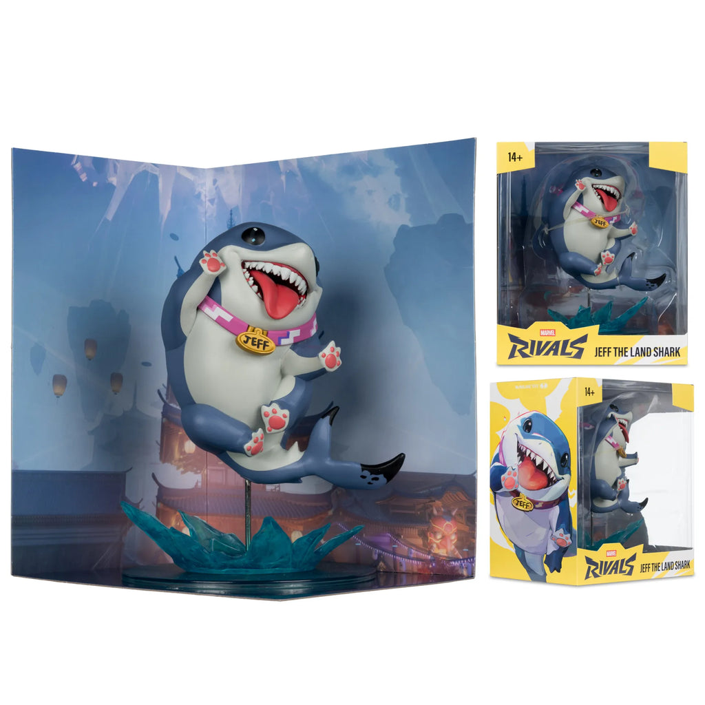 MARVEL RIVALS COLLECTION 1:10TH WV1 GAMERVERSE JEFF THE LANDSHARK McFARLANE TOYS 25