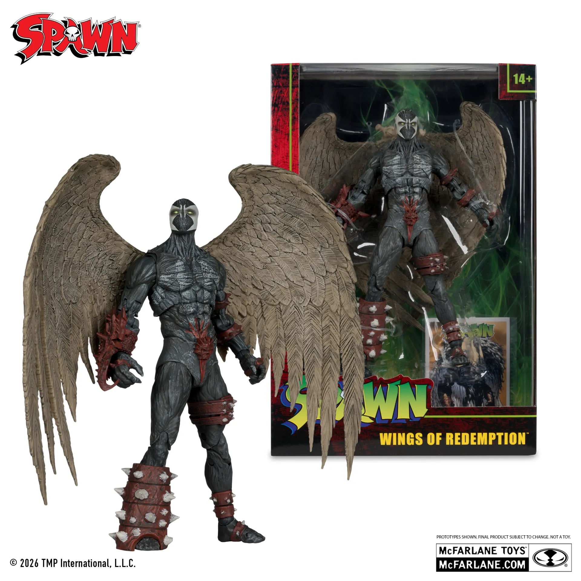 SPAWN 7INCH WAVE 9 WINGS OF REDEMPTION SPAWN ACTION FIGURE McFARLANE TOYS 25