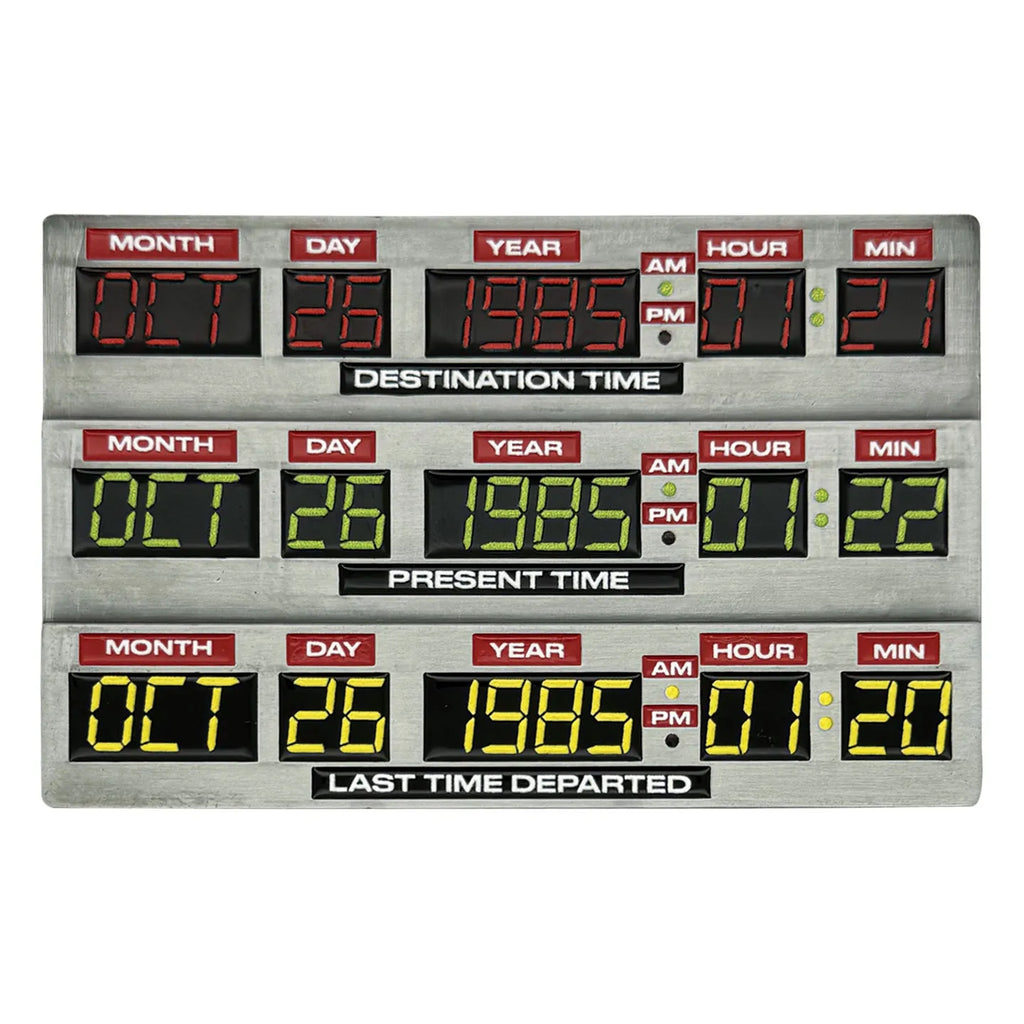 BACK TO THE FUTURE TIME CIRCUIT LIMTED EDITION METAL INGOT FANATTIK