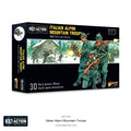 BOLT ACTION ALPINI MOUNTAIN TROOPS PLASTIC BOX SET WARLORD GAMES