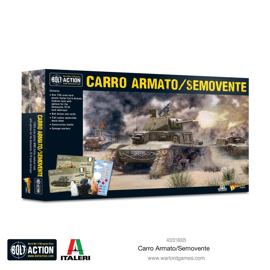 BOLT ACTION CARRO ARMATO & SEMOVENTE WARLORD GAMES