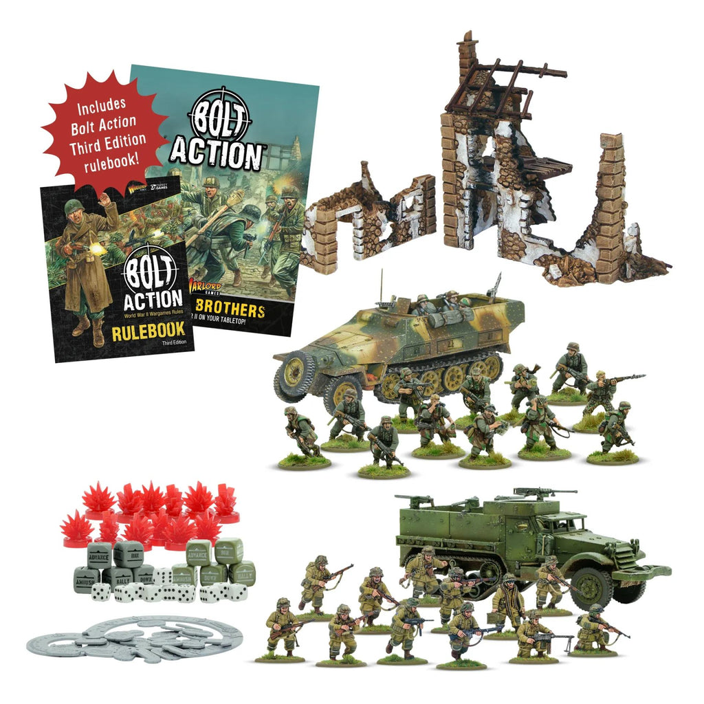 BOLT ACTION 3 STARTER SET BAND OF BROTHERS WARLORD GAMES