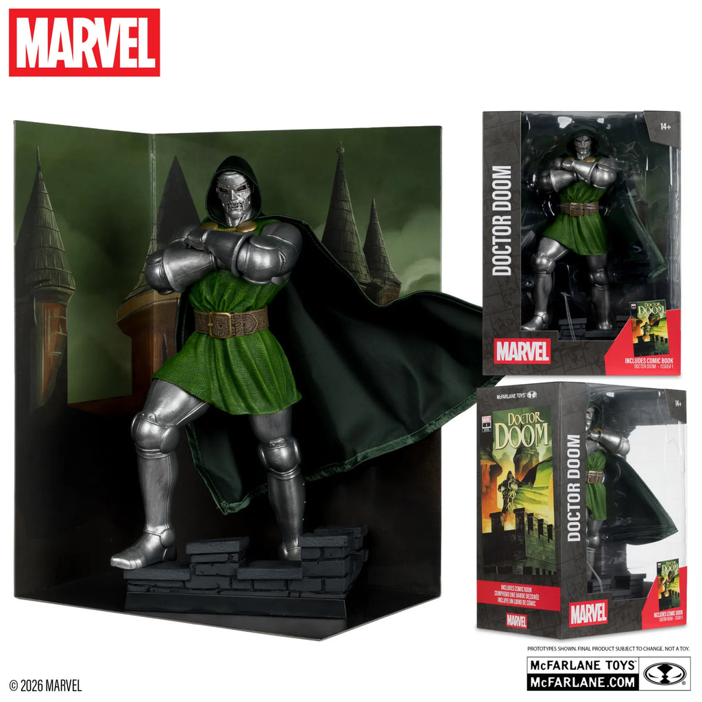 MARVEL COLLECTION 1:6 WV8 DOCTOR DOOM #1 FIGURE McFARLANE TOYS 25