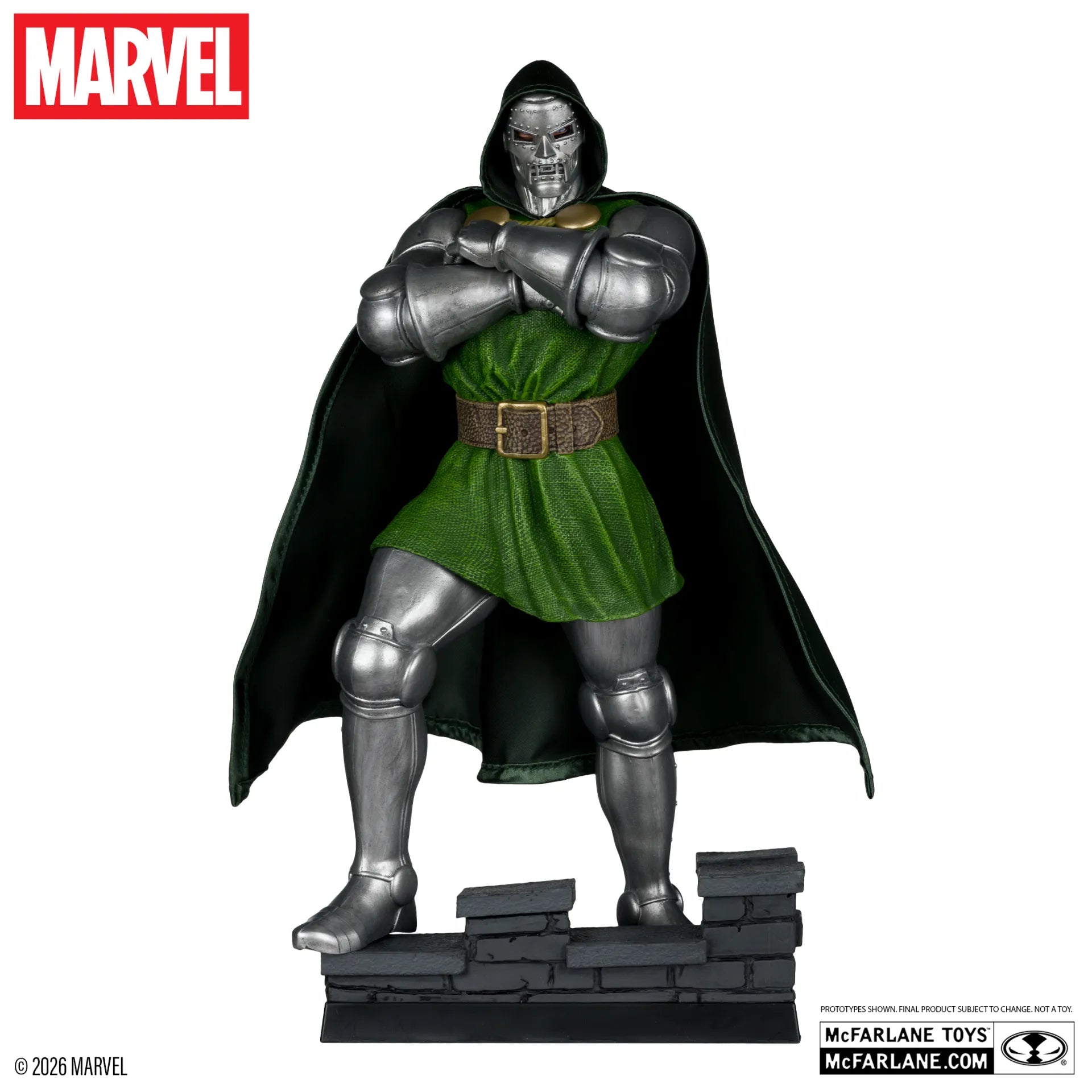 MARVEL COLLECTION 1:6 WV8 DOCTOR DOOM #1 FIGURE McFARLANE TOYS 25