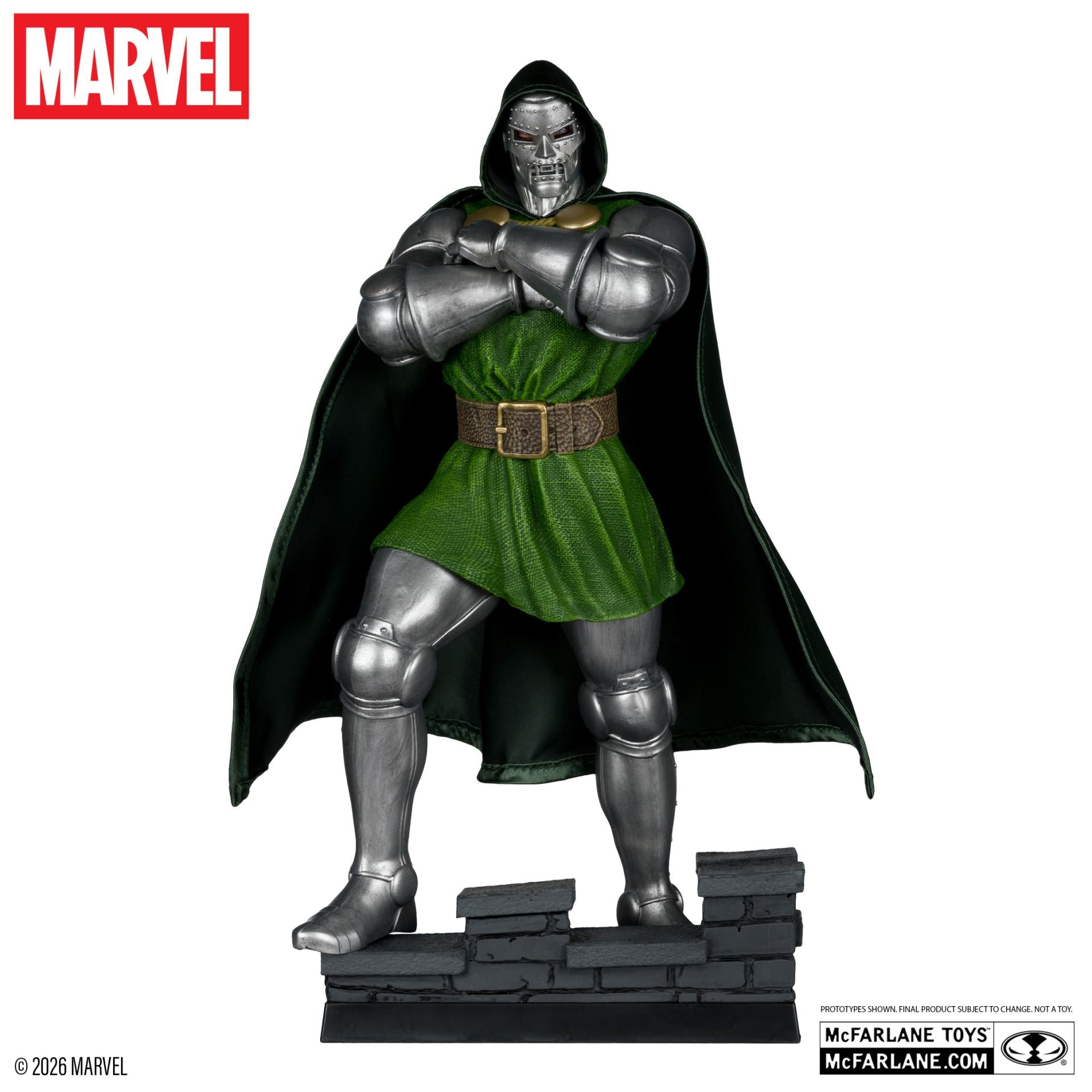 MARVEL COLLECTION 1:6 WV8 DOCTOR DOOM #1 FIGURE McFARLANE TOYS 25