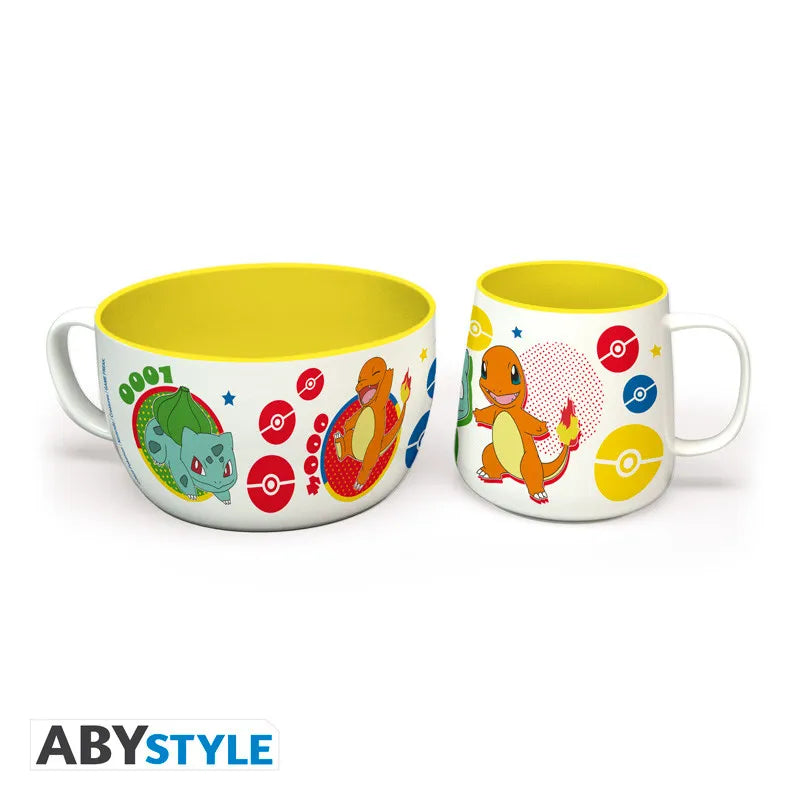 POKEMON PIKACHU & KANTO STARTERS BREAKFAST SET Abystyle Studio