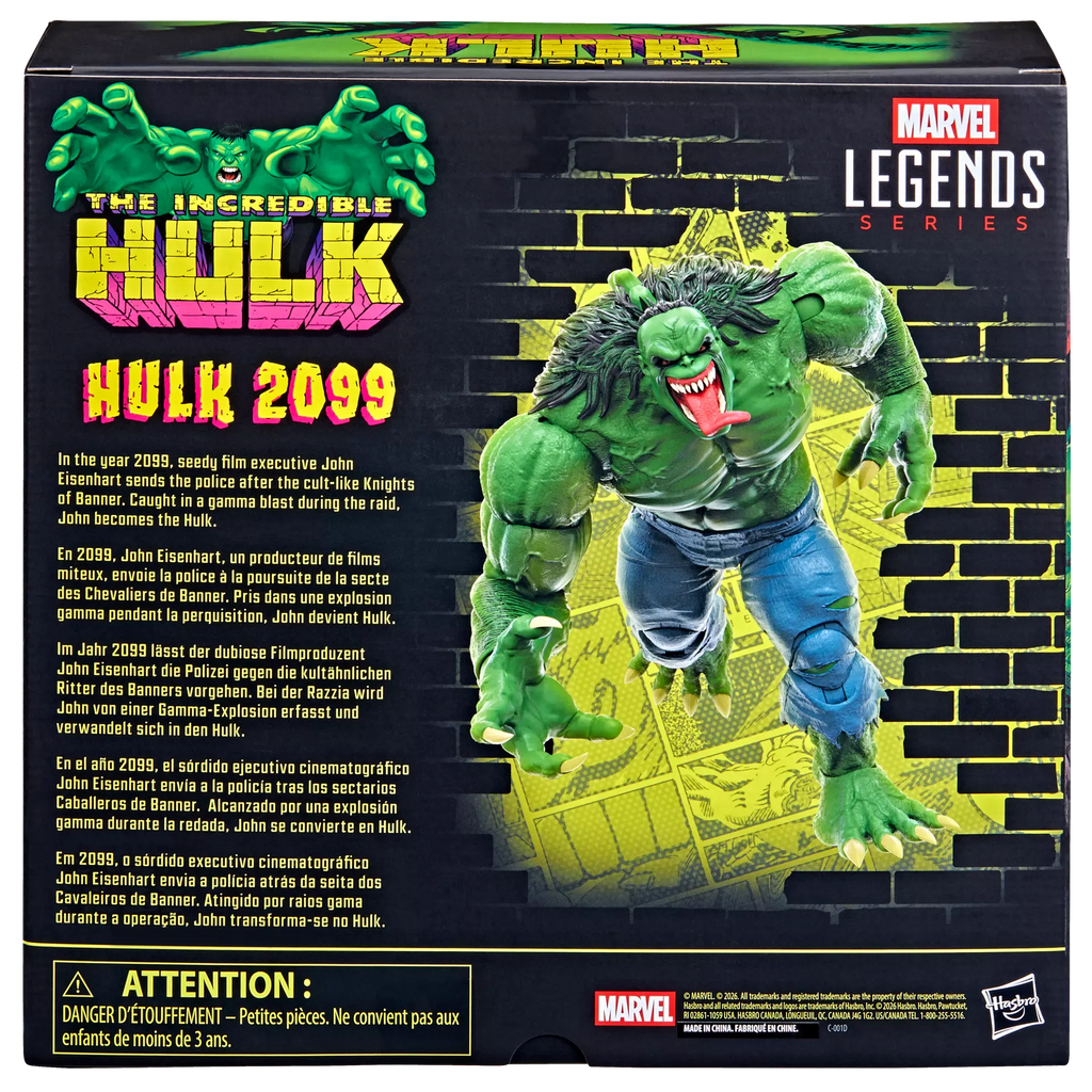 MARVEL LEGENDS HULK 2099 ACTION FIGURE HASBRO