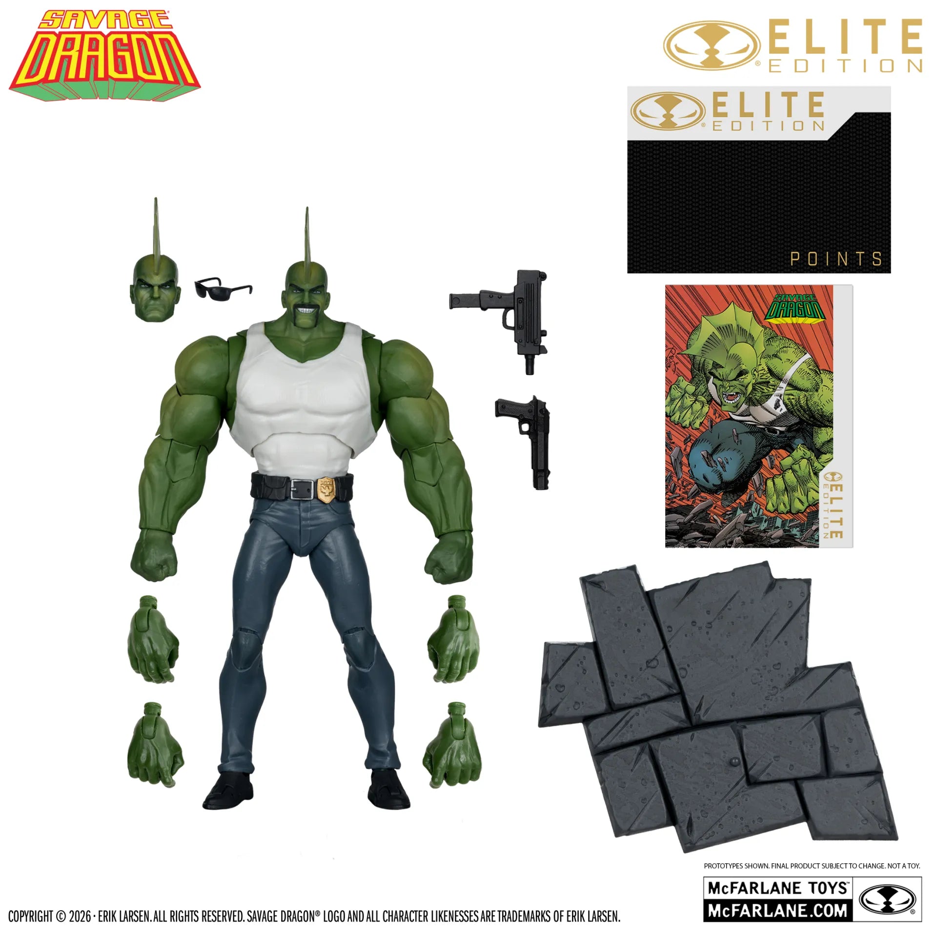 MCFARLANE ELITE EDITION SAVAGE DRAGON ACTION FIGURE McFARLANE TOYS 25