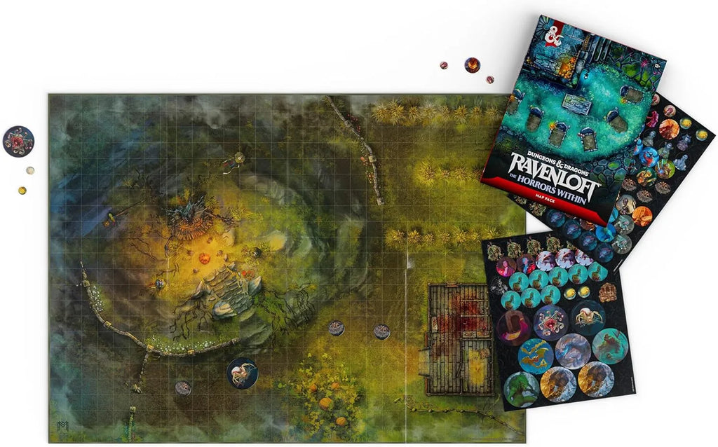 DUNGEONS & DRAGONS RAVENLOFT THE HORROR WITHIN MAP PACK ENGLISH ED WIZARDS OF THE COAST