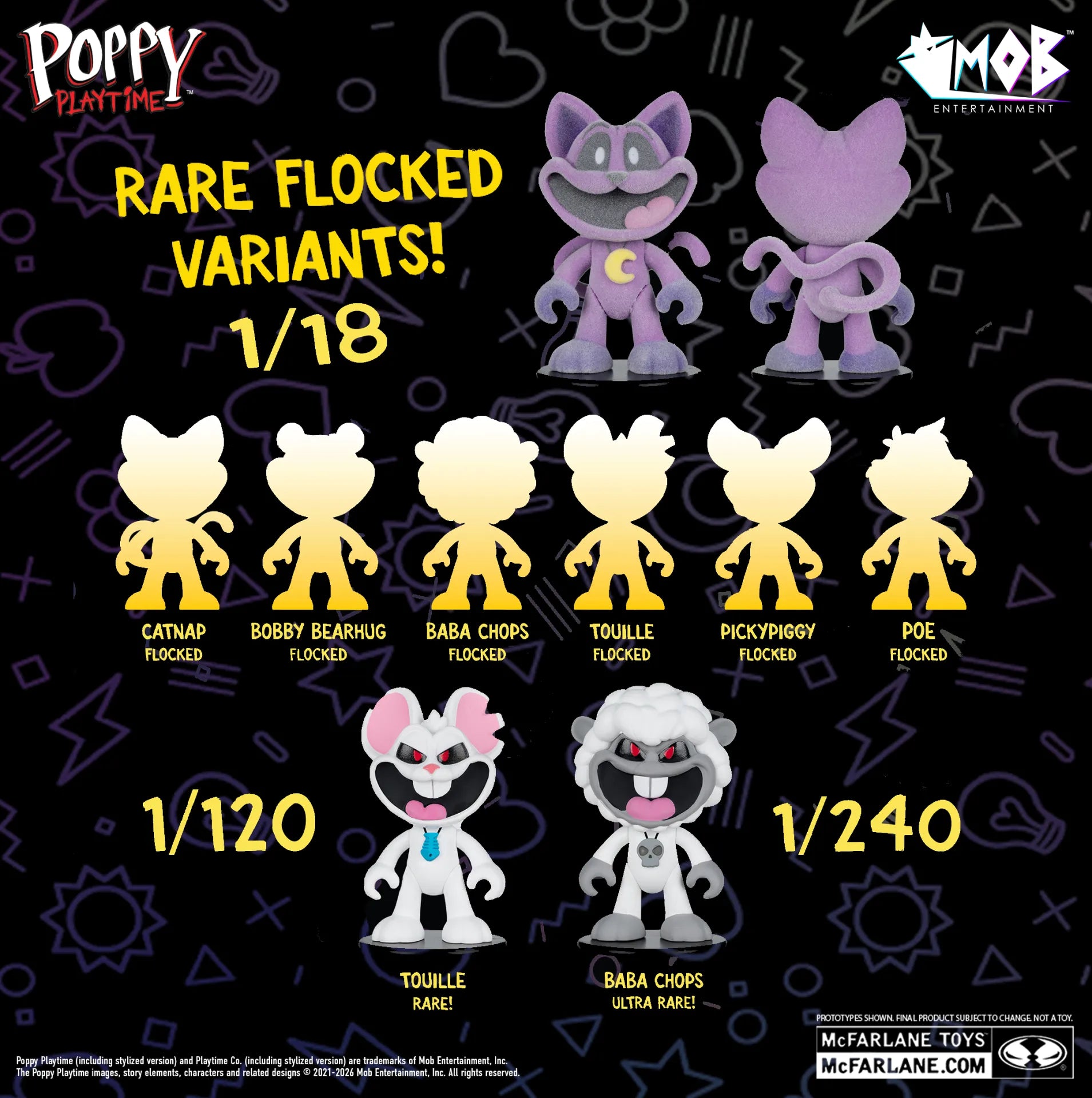 POPPY PLAYTIME BLIND BOX WAVE 1 DISPLAY (12) McFARLANE TOYS 25