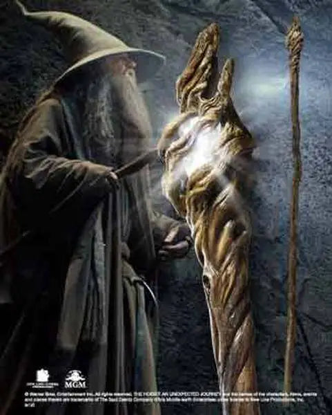 HOBBIT GANDALF ILLUMINATING STAFF NOBLE COLLECTIONS
