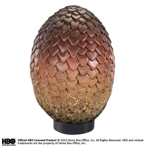 GAME OF THRONES DROGON EGG STATUE NOBLE COLLECTIONS