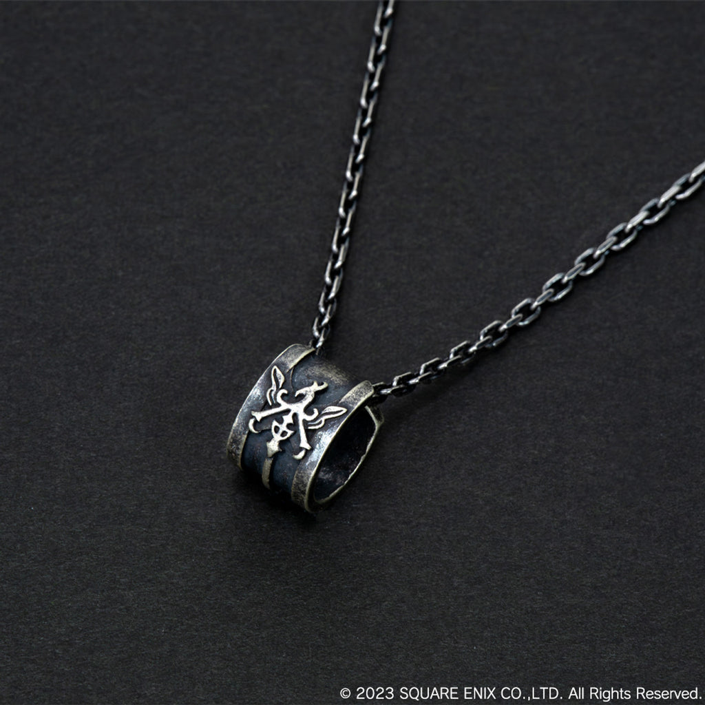 FINAL FANTASY XVI HOUSE ROSFIELD SILVER EAR CUFF PENDANT