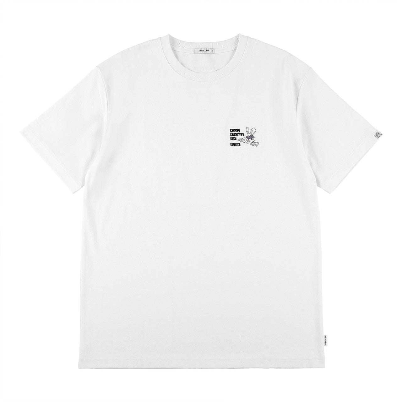 FINAL FANTASY XIV x Lit Baff Apt. Loporrit DJ Tee White
