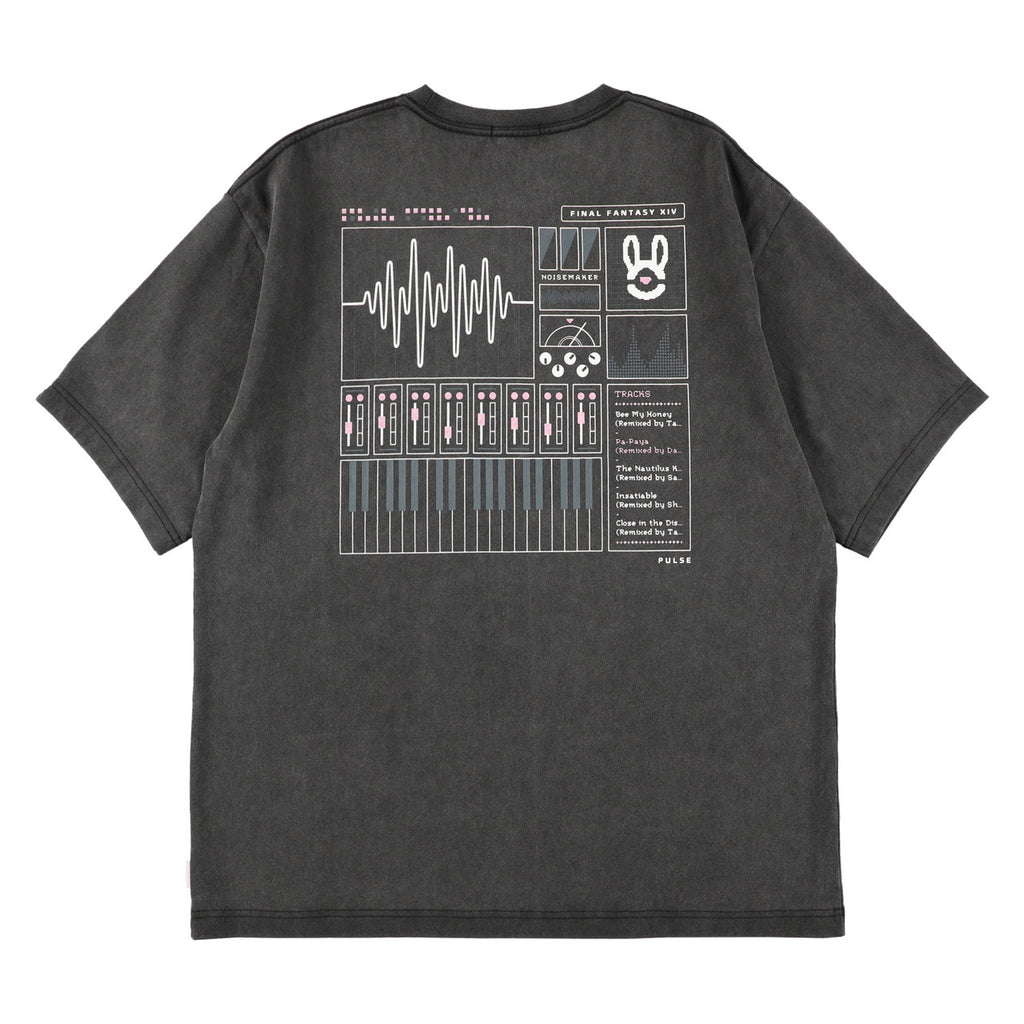FINAL FANTASY XIV x Lit Baff Apt. Digital Mixer Tee Black