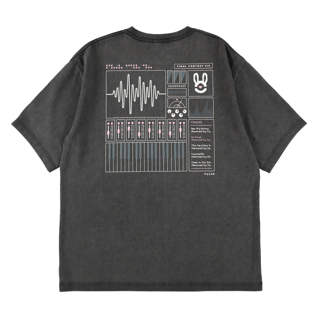 FINAL FANTASY XIV x Lit Baff Apt. Digital Mixer Tee Black