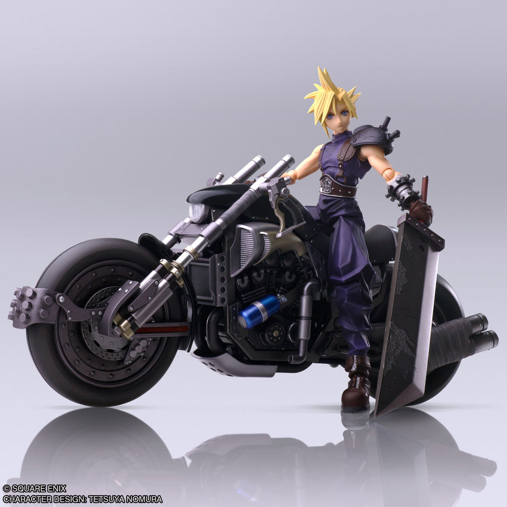 FINAL FANTASY VII BRING ARTS Action Figure CLOUD STRIFE & HARDY DAYTONA