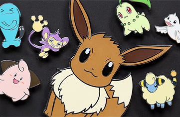 Shellder & Cloyster Pokémon Pixel Pins (2-Pack)