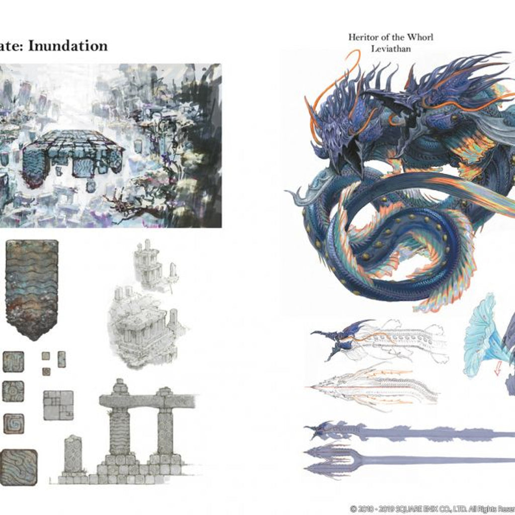 Final Fantasy XIV Shadowbringers The Art of Reflection Histories Forsaken