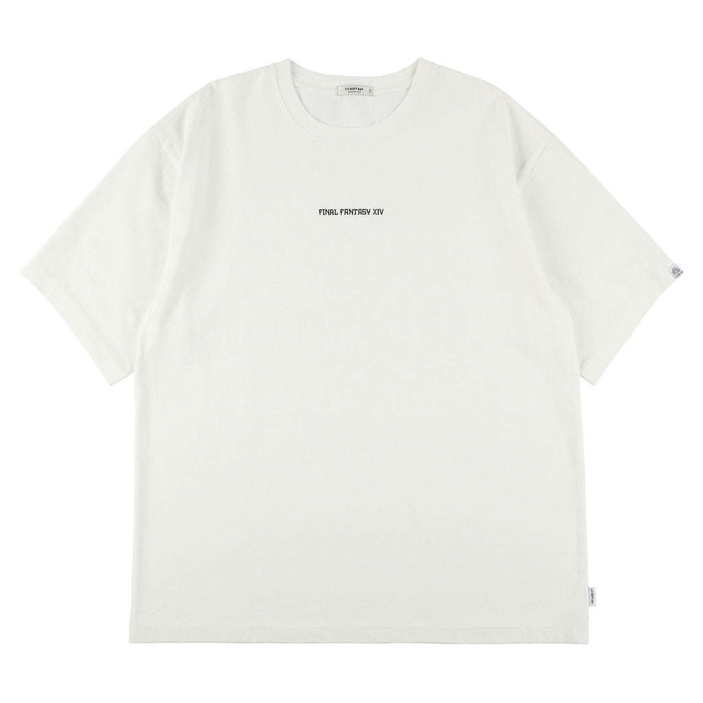 FINAL FANTASY XIV x Lit Baff Apt. Digital Mixer Tee White
