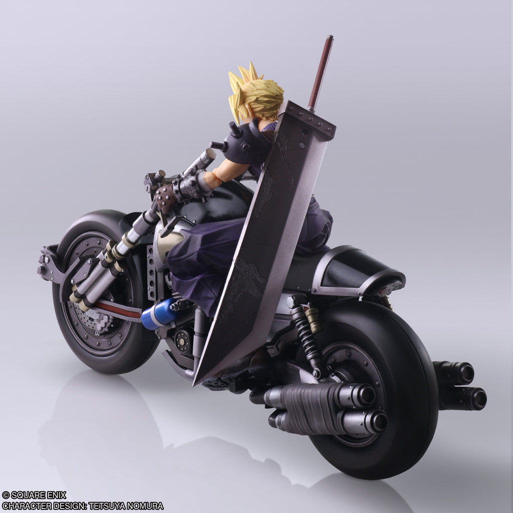 FINAL FANTASY VII BRING ARTS Action Figure CLOUD STRIFE & HARDY DAYTONA