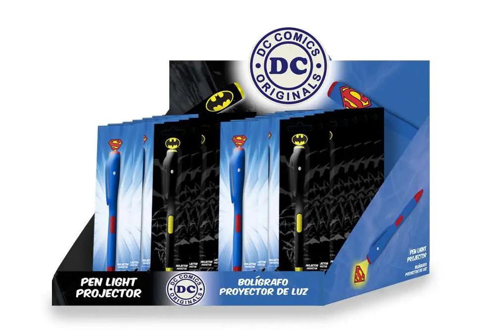 DISPLAY DC UNIVERSE PEN WITH LIGHT 36 SD TOYS