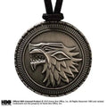 GAME OF THRONES STARK SHIELD PENDANT NOBLE COLLECTIONS