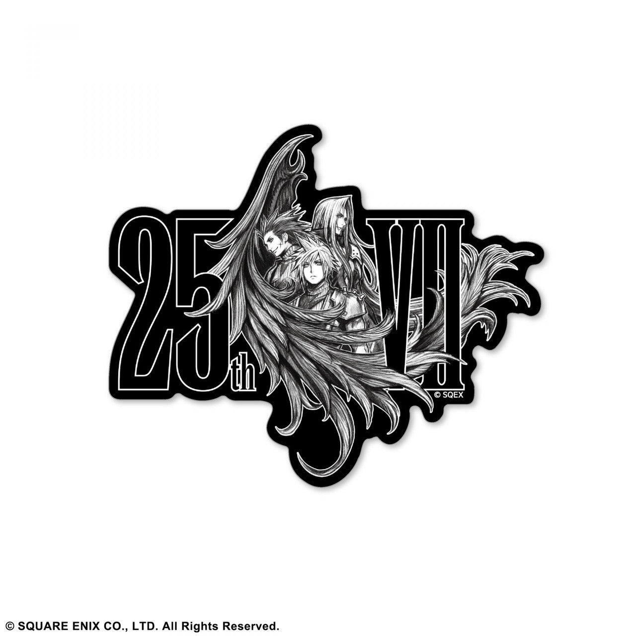FINAL FANTASY VII 25TH ANNIVERSARY STICKER B