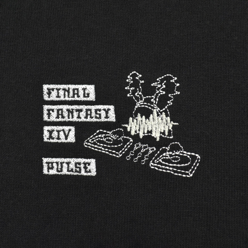 FINAL FANTASY XIV x Lit Baff Apt. Loporrit DJ Tee Black