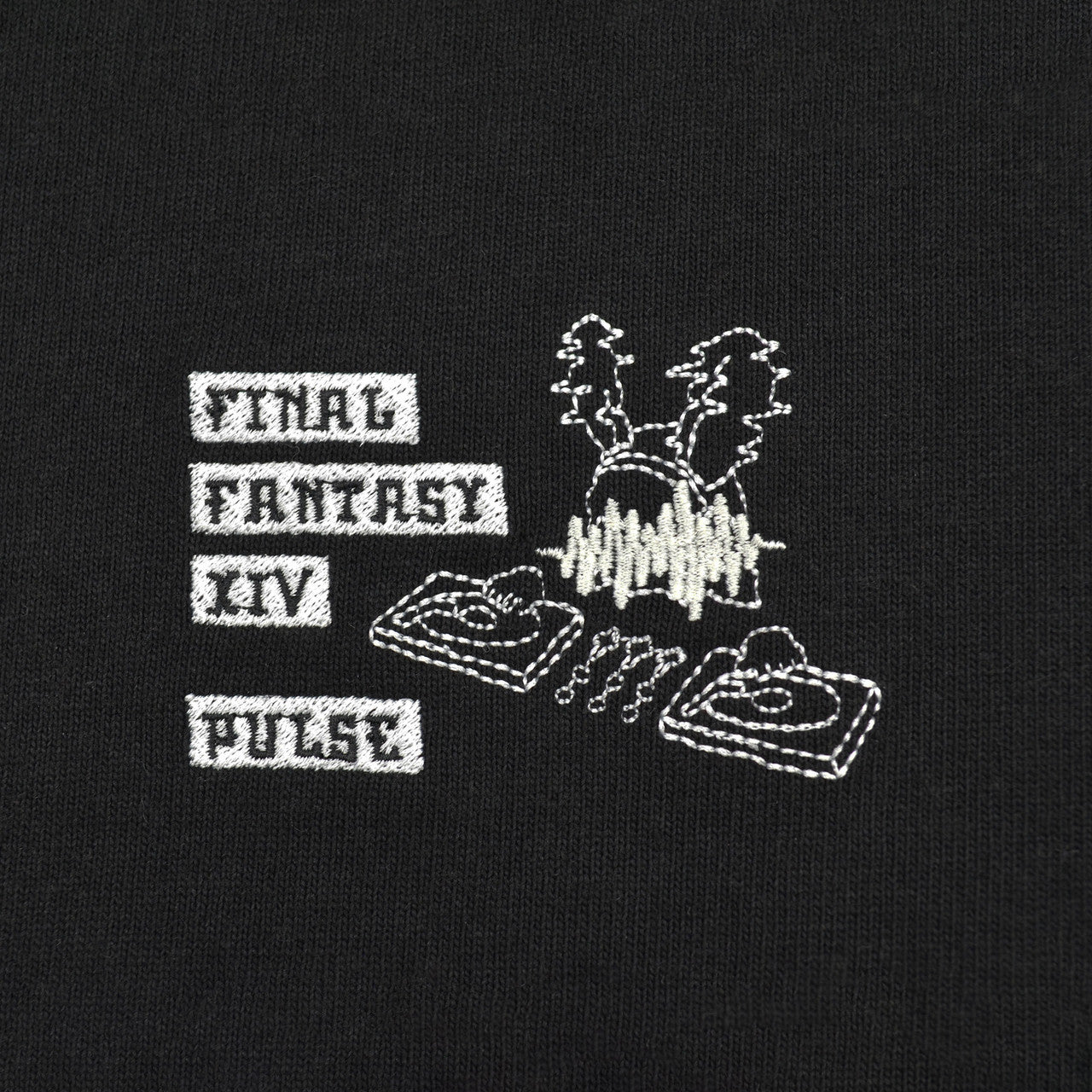 FINAL FANTASY XIV x Lit Baff Apt. Loporrit DJ Tee Black