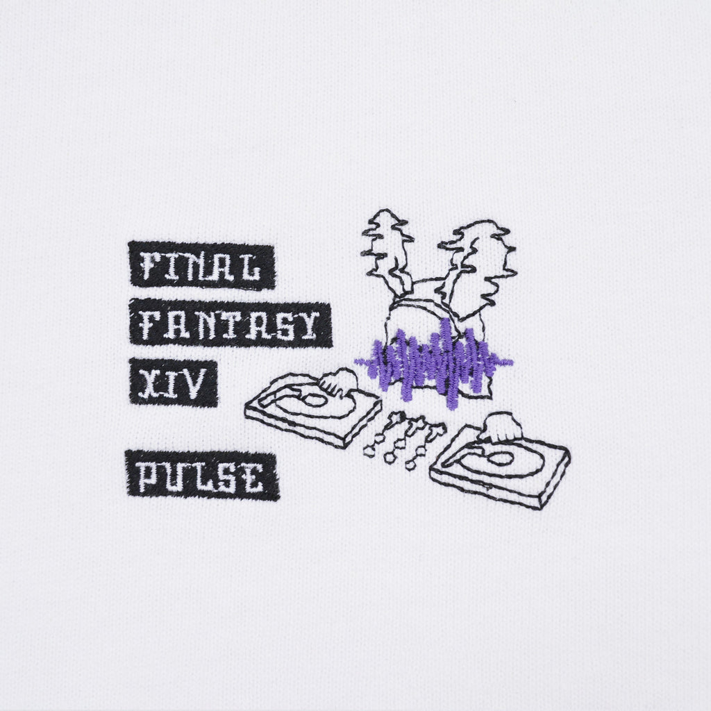 FINAL FANTASY XIV x Lit Baff Apt. Loporrit DJ Tee White