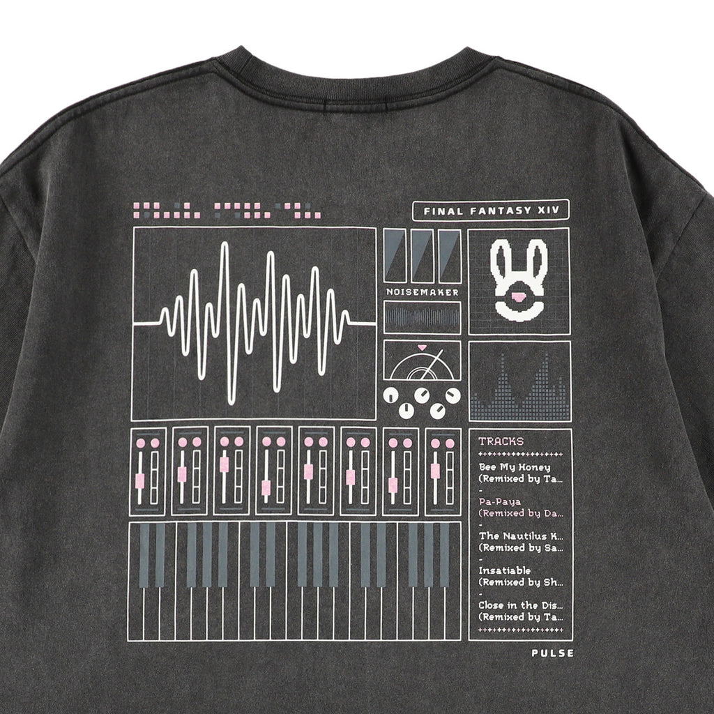 FINAL FANTASY XIV x Lit Baff Apt. Digital Mixer Tee Black