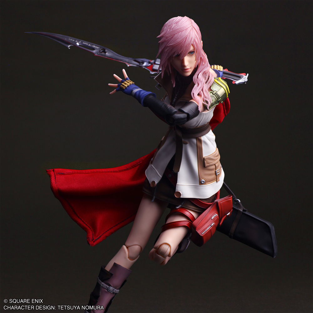 FINAL FANTASY XIII PLAY ARTS SHIN Action Figure LIGHTNING