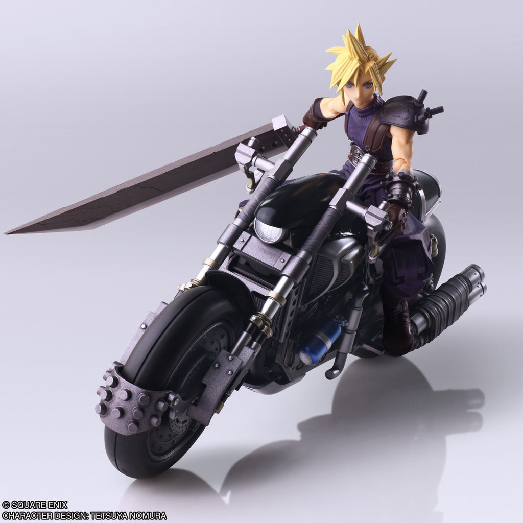 FINAL FANTASY VII BRING ARTS Action Figure CLOUD STRIFE & HARDY DAYTONA